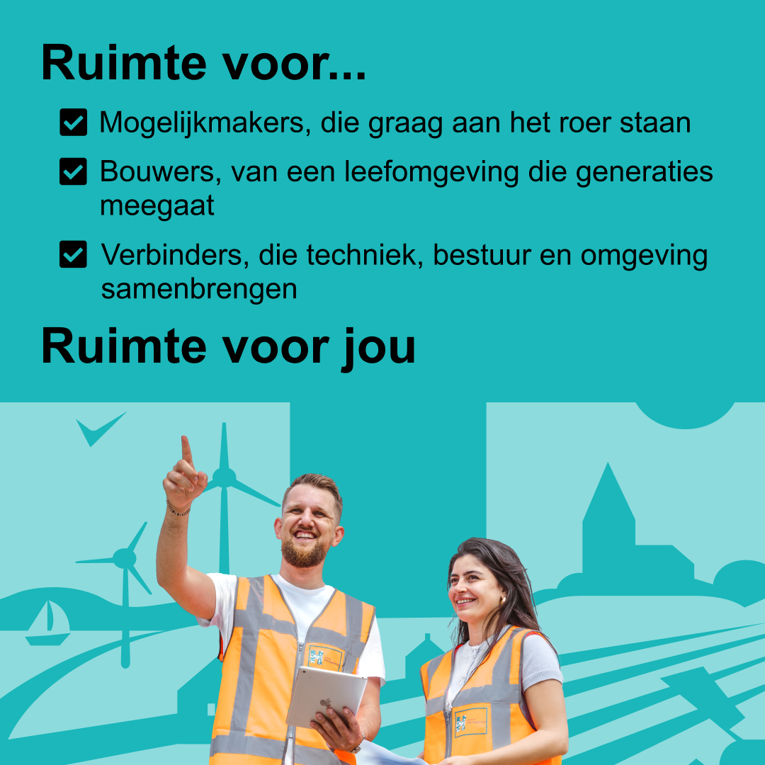 Het Hogeland Banner SQUARE – Blauw